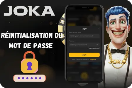 Instructions pour récupérer votre mot de passe Joka Casino