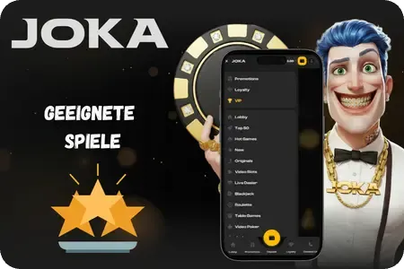 Joka Casino – Zulässige Spiele