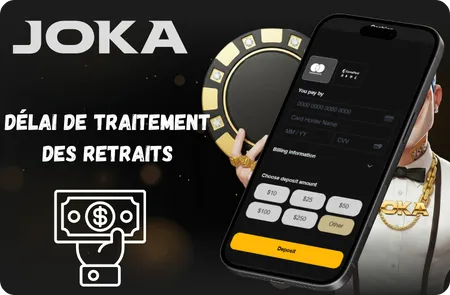 Joka Сasino Délai de traitement des retraits